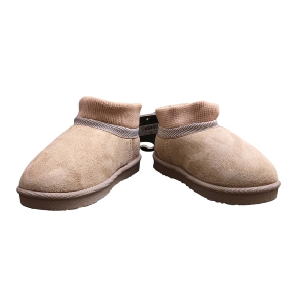 Pawz Cozy Knit Cuff Slippers in Brown for Toddler Girl Size.7-8 NWT! - Picture 5 of 10